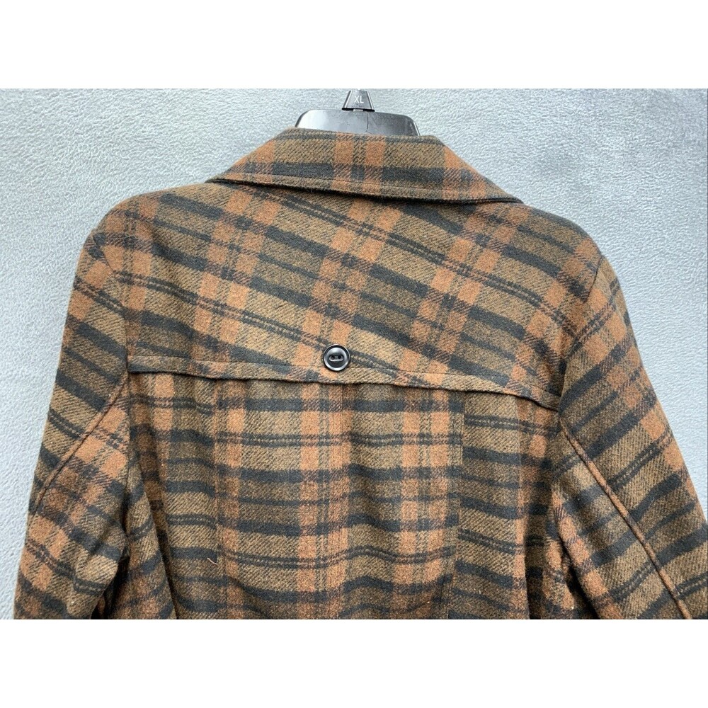 Urban Republic Collection Women's Jacket Plaid Check Belted Brown Size 1X NEW - Picture 16 of 16